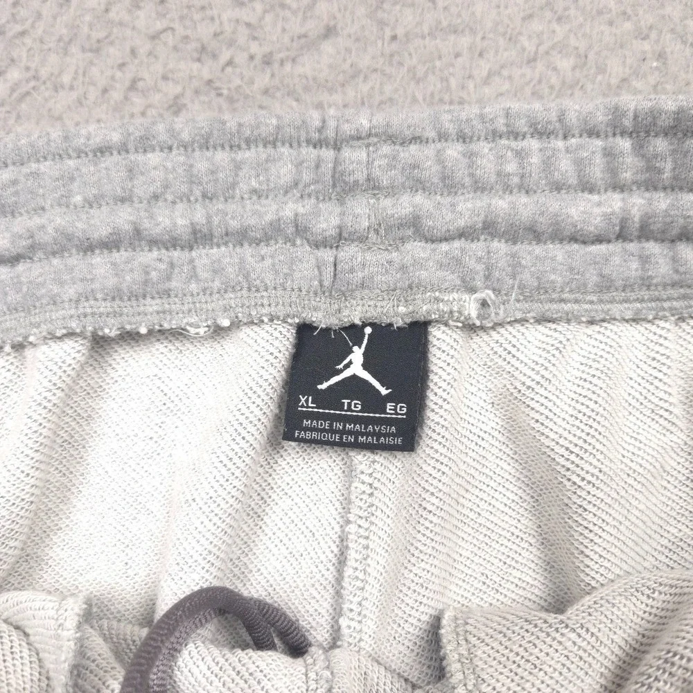 Nike Jordan Flight Lite Pants Mens XL Gray Fleece Joggers Jumpman 822660-063